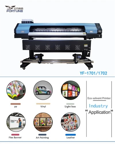 Μηχανή εκτύπωσης 1,7m 2m 3,2m UV Eco Solvent Printer
